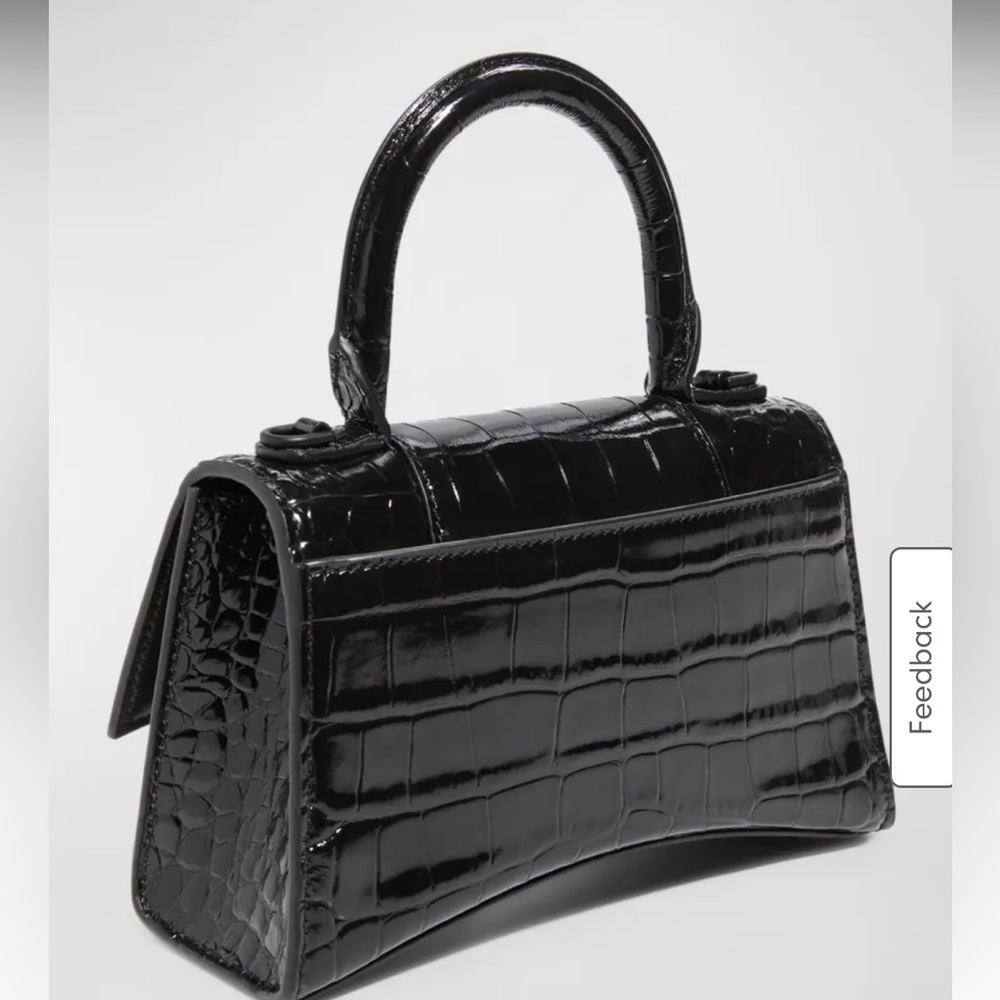 Balenciaga Hourglass XS Croc Embossed Handbag - Picture 4 of 13